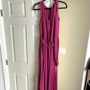Pink maxi dress